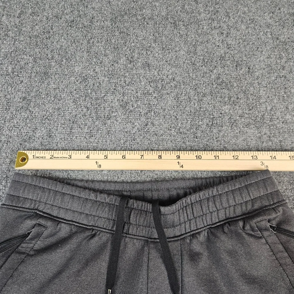 All in Motion Mens Charcoal Gray Jogger Pants Size Small Ankle Zip Pockets